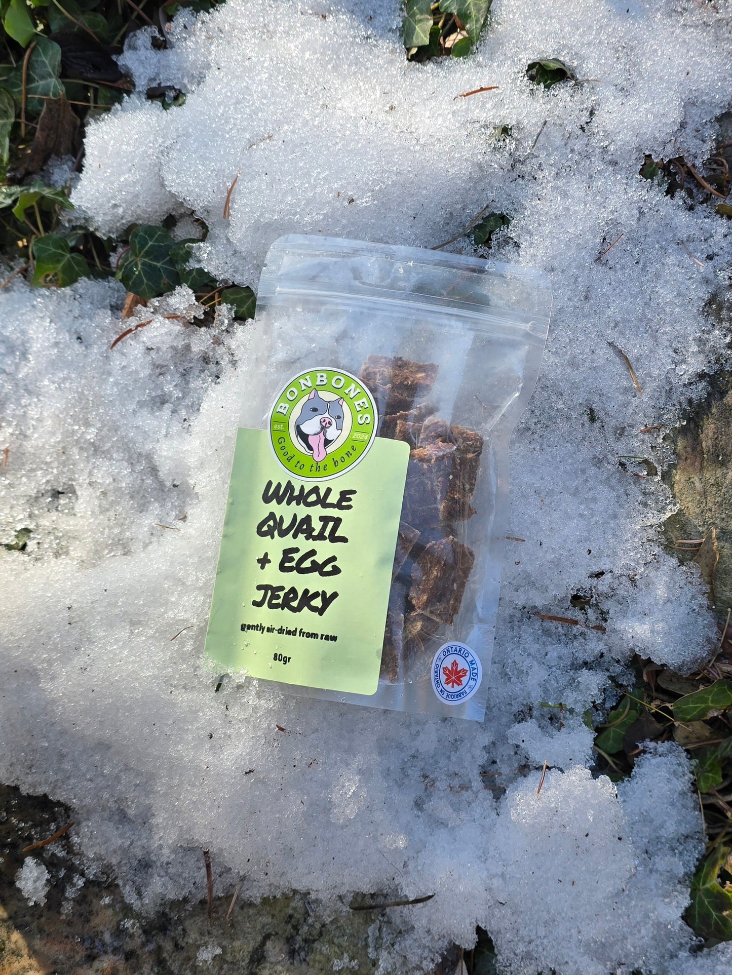 Whole Quail + Quail Egg Jerky